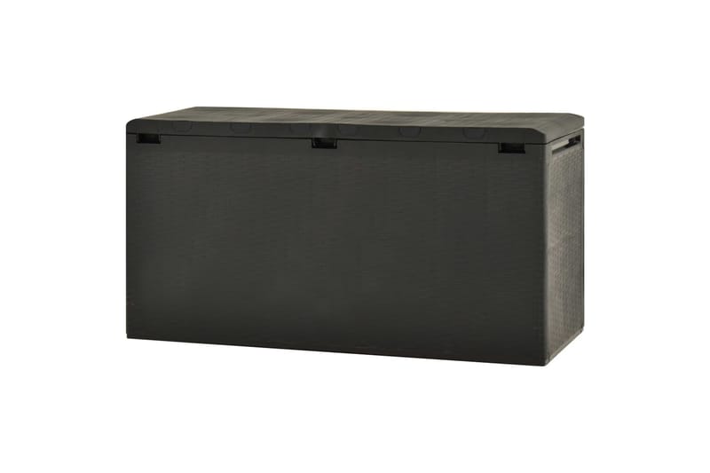 Putekasse antrasitt 114x47x60 cm - Grå - Hagemøbler - Puteoppbevaring & møbelbeskyttelse - Putebokser & Putekasser