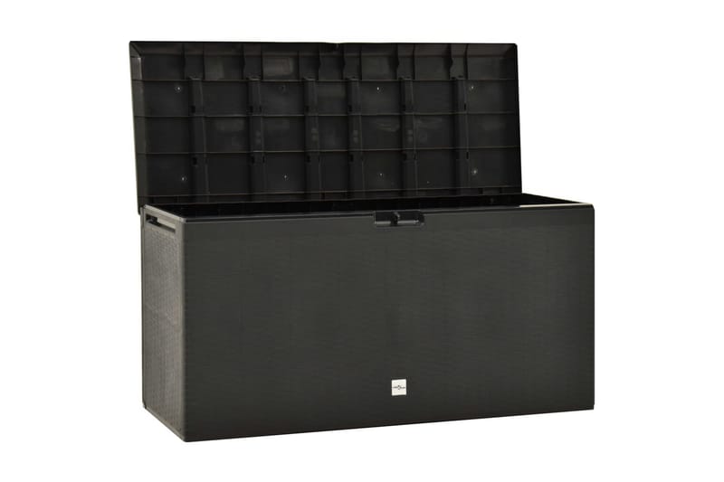 Putekasse antrasitt 114x47x60 cm - Grå - Hagemøbler - Puteoppbevaring & møbelbeskyttelse - Putebokser & Putekasser