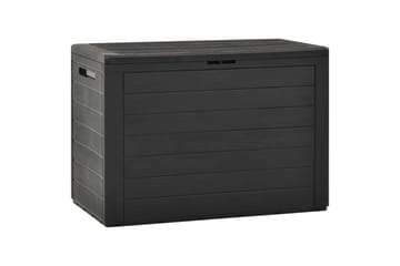 Putekasse antrasitt 78x44x55 cm - Grå - Hagemøbler - Puteoppbevaring & møbelbeskyttelse - Putebokser & Putekasser