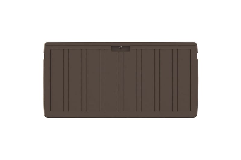 Putekasse brun 117x45,5x57,5 cm 270 L - Brun - Hagemøbler - Puteoppbevaring & møbelbeskyttelse - Putebokser & Putekasser