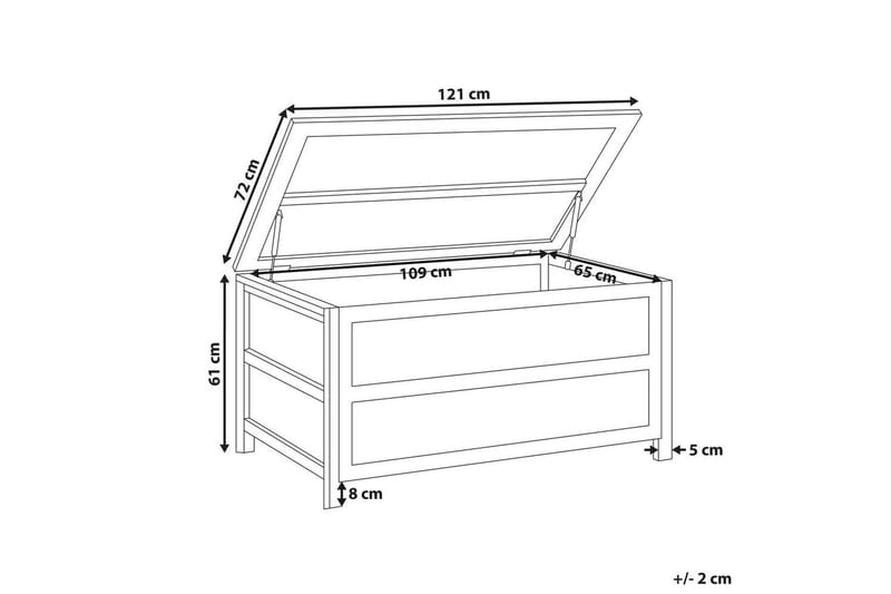 Skuff Acate - Hagemøbler - Puteoppbevaring & møbelbeskyttelse - Putebokser & Putekasser