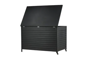 Tiana Putekasse 150x90 cm - Svart - Hagemøbler - Puteoppbevaring & møbelbeskyttelse - Putebokser & Putekasser