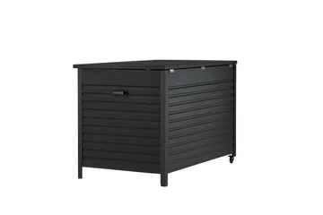 Tiana Putekasse 150x90 cm - Svart - Hagemøbler - Puteoppbevaring & møbelbeskyttelse - Putebokser & Putekasser