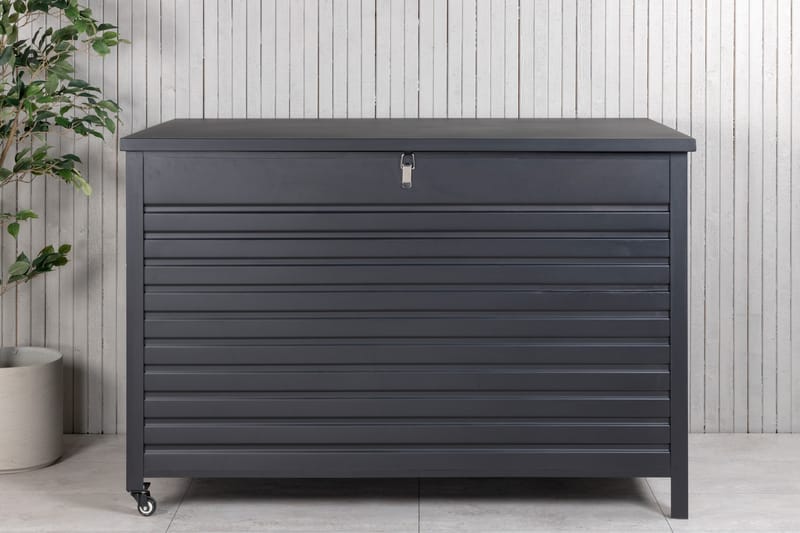 Tiana Putekasse 150x90 cm - Svart - Hagemøbler - Puteoppbevaring & møbelbeskyttelse - Putebokser & Putekasser