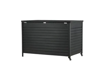 Tiana Putekasse 150x90 cm - Svart - Hagemøbler - Puteoppbevaring & møbelbeskyttelse - Putebokser & Putekasser