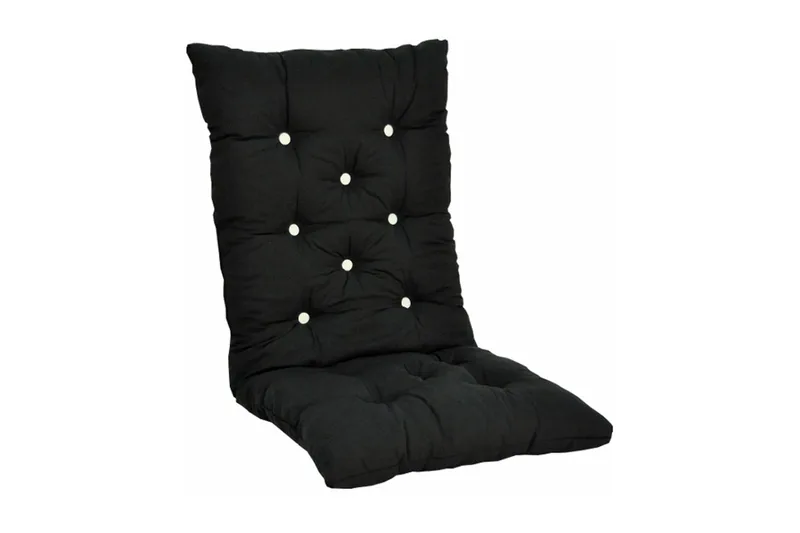 Högvik Flockdyna Fritab Black - Hagemøbler - Puter - Øvrige puter