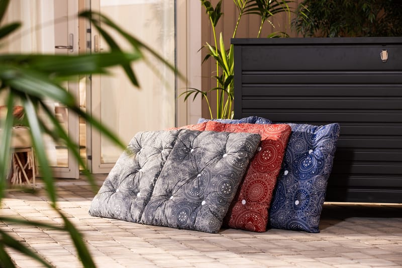 Lågvik Flockpute - Grå / Hvit - Hagemøbler - Puter - Øvrige puter