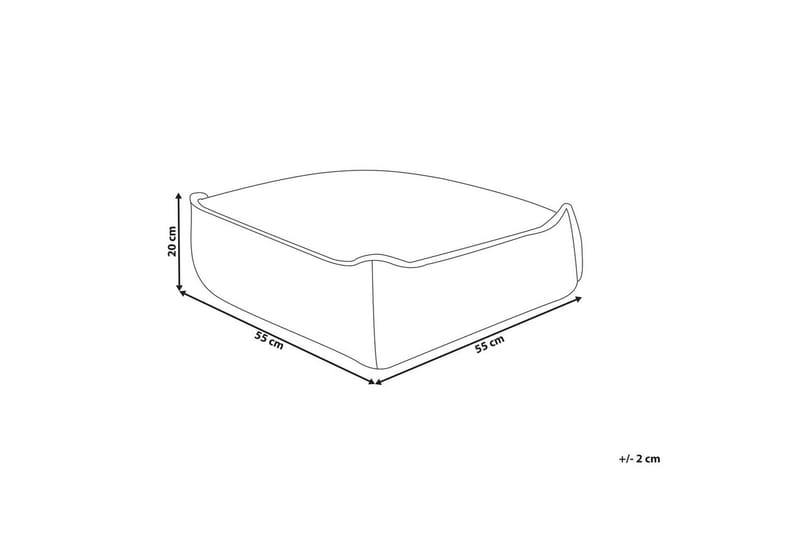 Gulvpute Allozai Rosa - Rosa - Møbler - Stoler & lenestoler - Krakk - Puff