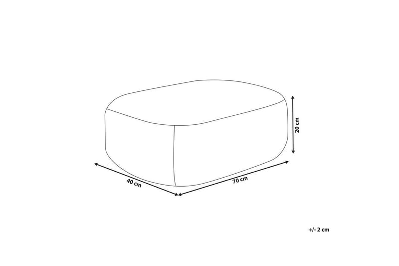 Gulvpute Isarda Svart - Svart - Møbler - Stoler & lenestoler - Krakk - Puff