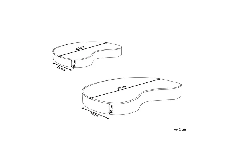 Gulvpute Nili Beige/brun - Beige/brun - Møbler - Stoler & lenestoler - Krakk - Puff
