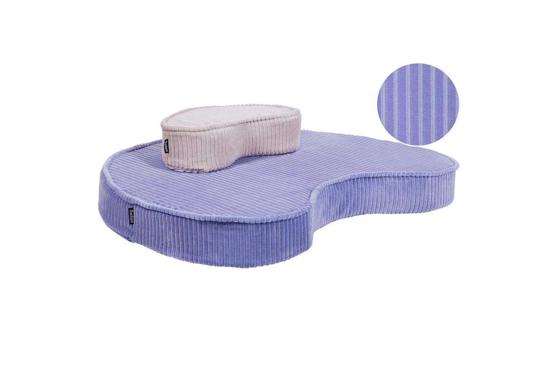 Gulvpute Nili Fiolett/Beige - Fiolett/Beige - Hagemøbler - Puter - Sitteputer