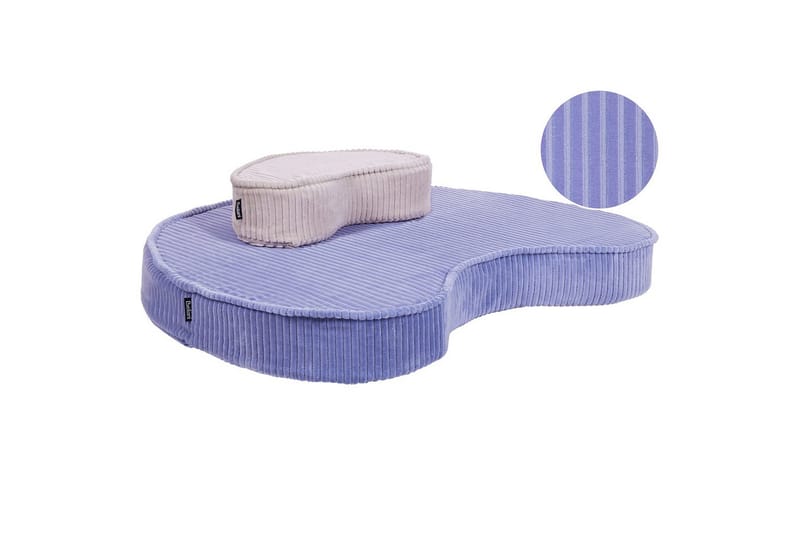 Gulvpute Nili Fiolett/Beige - Fiolett/Beige - Hagemøbler - Puter - Sitteputer