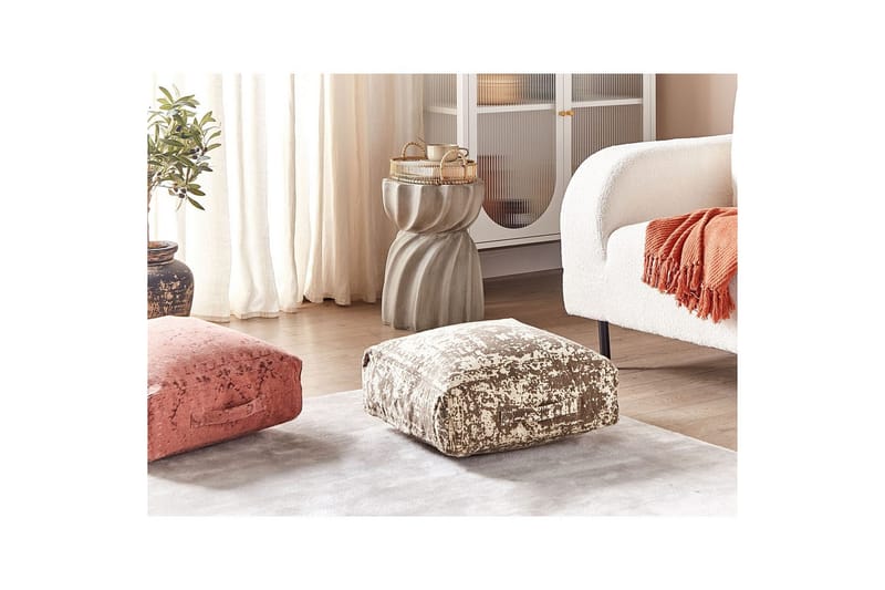 Gulvpute Shasa Beige/brun - Beige/brun - Hagemøbler - Puter - Øvrige puter