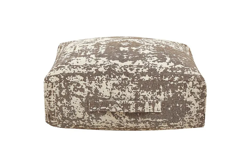 Gulvpute Shasa Beige/brun - Beige/brun - Møbler - Stoler & lenestoler - Krakk - Puff