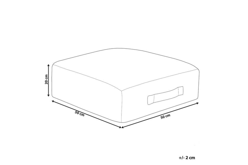 Gulvpute Shasa Rød - Rød - Hagemøbler - Puter - Øvrige puter