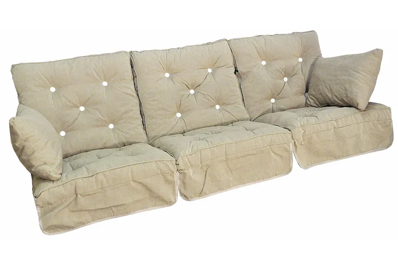 Hammockpute Fritab Flockfylt hammockpute 56 cm Sand - Hagemøbler - Puter - Hammockputer