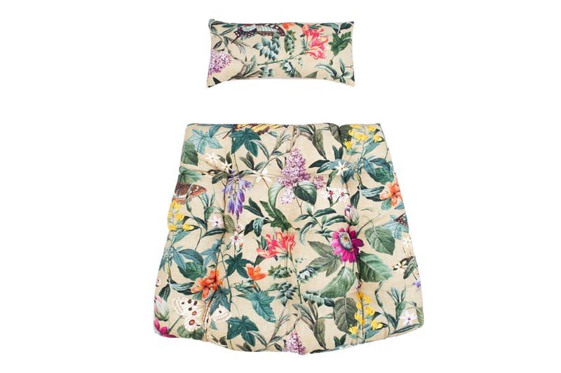 Coco Amazonia Pute for hengekøye Beige Floral - Hagemøbler - Puter - Hammockputer