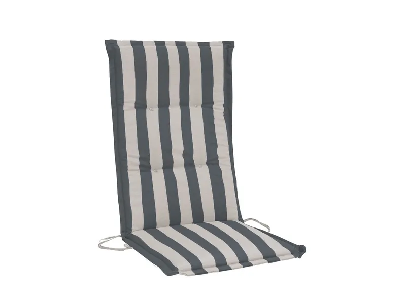 Hillerstorp Monza pute høy 545, Gråbeige stripet