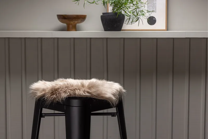 Katy Sitteunderlag 34x34 cm - Brun - Tekstiler - Sitteputer