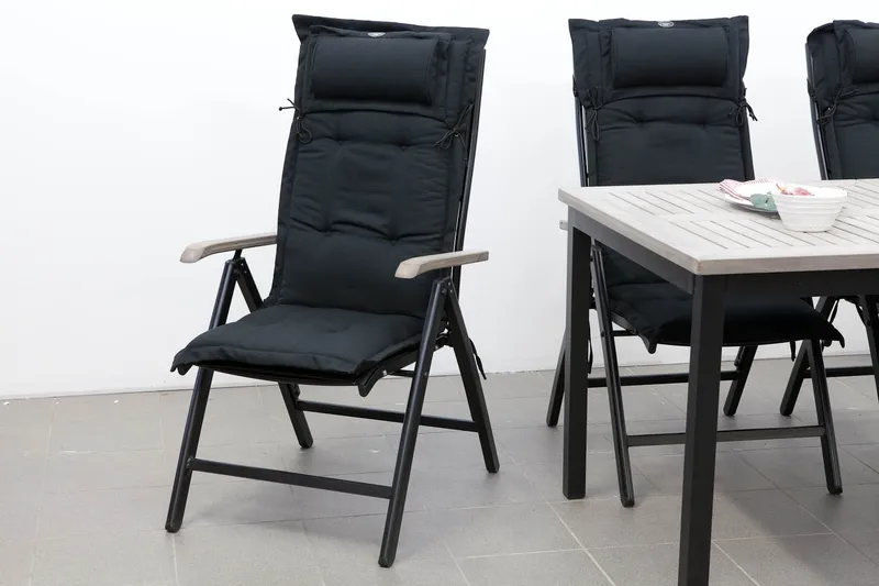 Positionsdyna Canyon med nackkudde Fritab Dark grey - Hagemøbler - Puter - Posisjonsputer