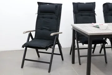 Positionsdyna Canyon med nackkudde Fritab Dark grey - Hagemøbler - Puter - Posisjonsputer