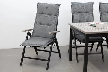 Regulerbar stolpute Fritab Posisjonspute Canyon Light grey - Hagemøbler - Puter - Posisjonsputer