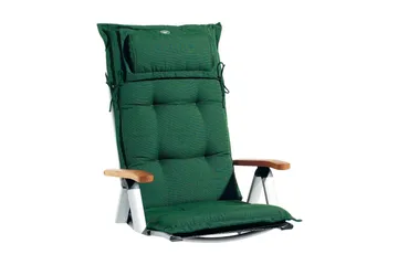 Regulerbar stolpute Fritab Posisjonspute Canyon med nakkepute Grön