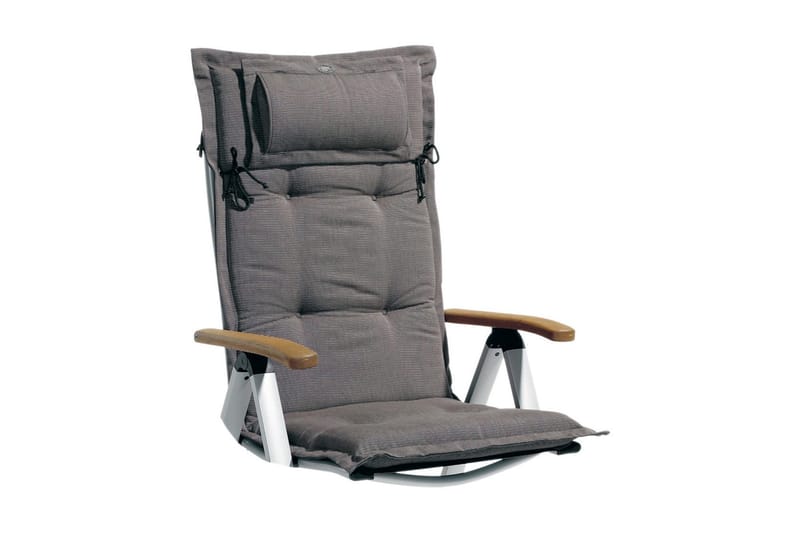 Regulerbar stolpute Fritab Posisjonspute Canyon med nakkepute Dark grey - Hagemøbler - Puter - Posisjonsputer