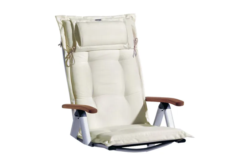 Regulerbar stolpute Fritab Posisjonspute Canyon med nakkepute Offwhite - Hagemøbler - Puter - Posisjonsputer