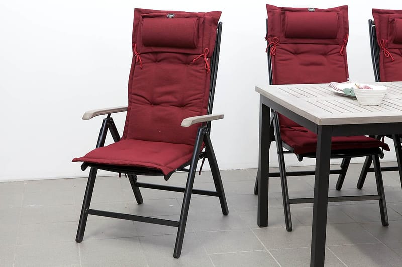 Regulerbar stolpute Fritab Posisjonspute Canyon med nakkepute Tegelröd - Hagemøbler - Puter - Posisjonsputer