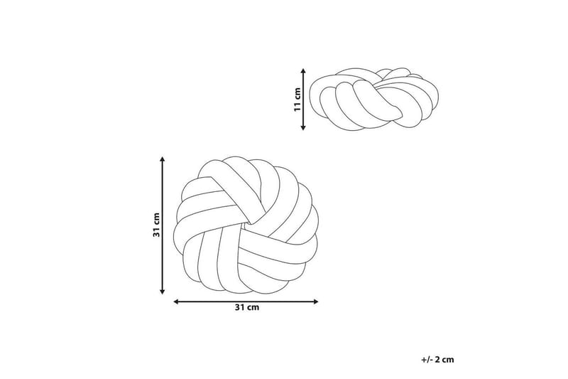 Pynteputer Akola Beige, Bouclé - Beige, Bouclé - Hagemøbler - Puter - Øvrige puter