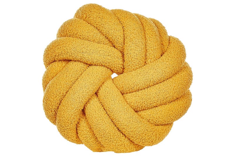 Pynteputer Akola Gul, Bouclé - Gul, Bouclé - Hagemøbler - Puter - Øvrige puter