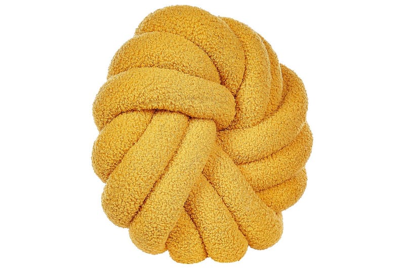 Pynteputer Akola Gul, Bouclé - Gul, Bouclé - Hagemøbler - Puter - Øvrige puter