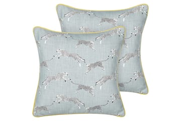 Pynteputer Arales sett med 2 Grå/hvit/svart/gul, Firkantet