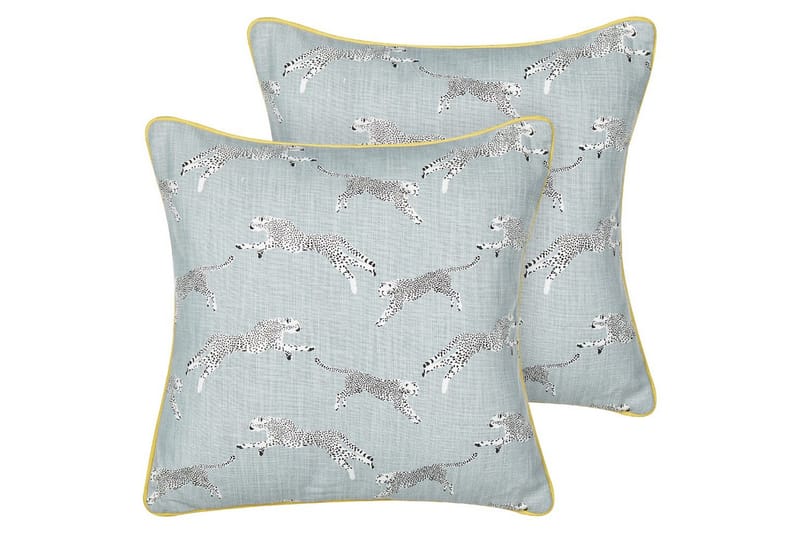 Pynteputer Arales sett med 2 Grå/hvit/svart/gul, Firkantet, Grå/hvit/svart/gul, Firkantet