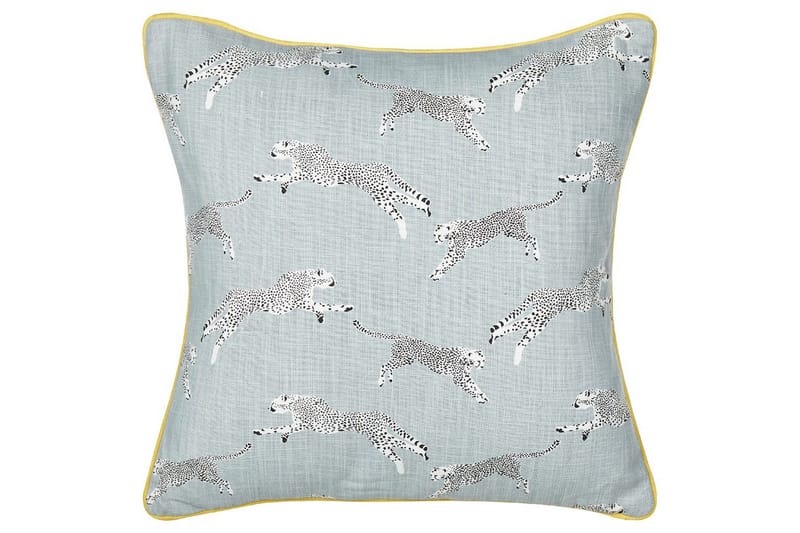 Pynteputer Arales sett med 2 Grå/hvit/svart/gul, Firkantet - Grå/hvit/svart/gul, Firkantet - Tekstiler - Pute & pledd - Hagepute