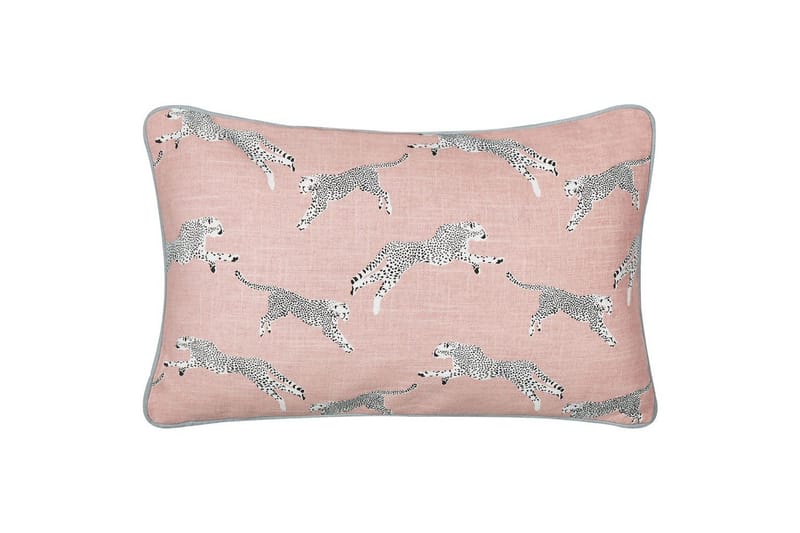 Pynteputer Arales sett med 2 Rosa/hvit/svart/grå, Rektangulær - Rosa/hvit/svart/grå, Rektangulær - Tekstiler - Pute & pledd - Hagepute