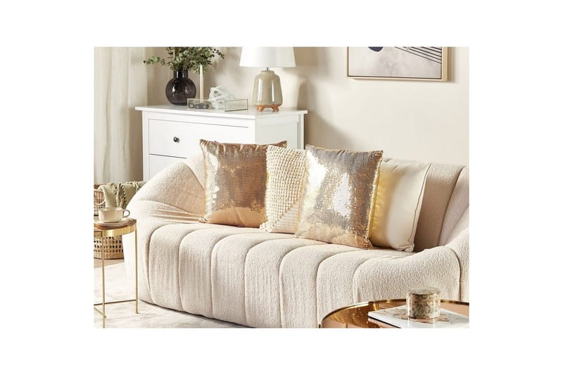 Pynteputer Aster sett med 2 Gull - Gull - Tekstiler - Pute & pledd - Hagepute