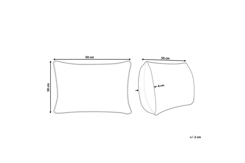 Pynteputer Banori sett med 2 Beige - Beige - Tekstiler - Pute & pledd - Hagepute