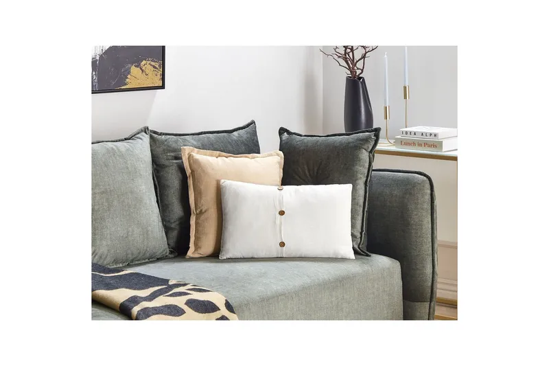 Pynteputer Banori sett med 2 Hvit - Hvit - Tekstiler - Pute & pledd - Hagepute