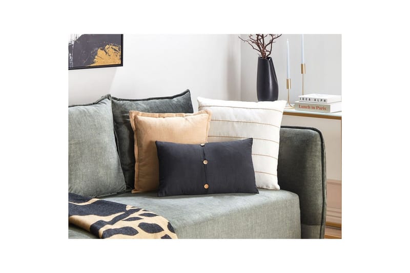 Pynteputer Banori sett med 2 Svart - Svart - Tekstiler - Pute & pledd - Hagepute