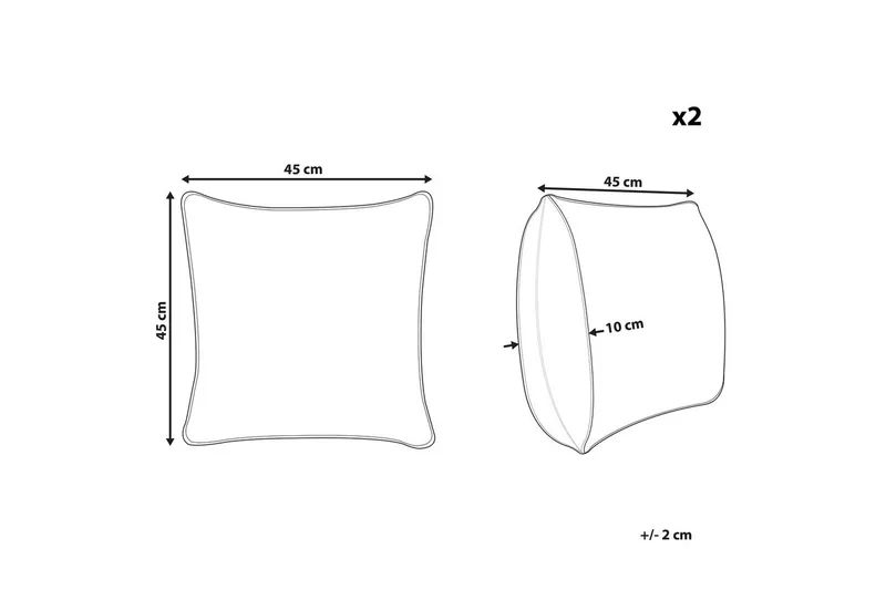 Pynteputer Calendula sett à 2 - Tekstiler - Pute & pledd - Hagepute