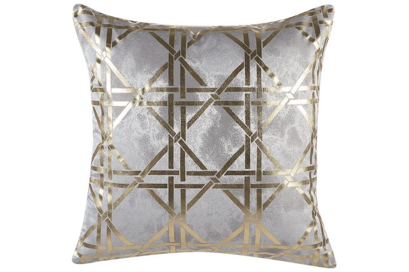 Pynteputer Cassia sett à 2 Grå/gull - Grå/gull - Tekstiler - Pute & pledd - Pynteputer