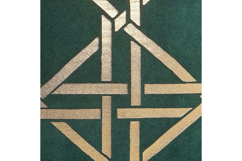 Pynteputer Cassia sett à 2 Grønn/gull - Grønn/gull - Tekstiler - Pute & pledd - Pynteputer