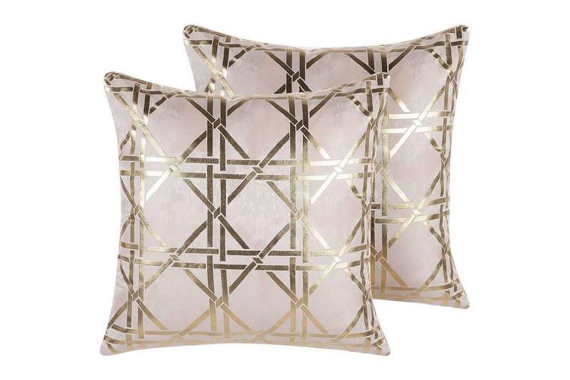 Pynteputer Cassia sett à 2 Rosa/gull, Rosa/gull