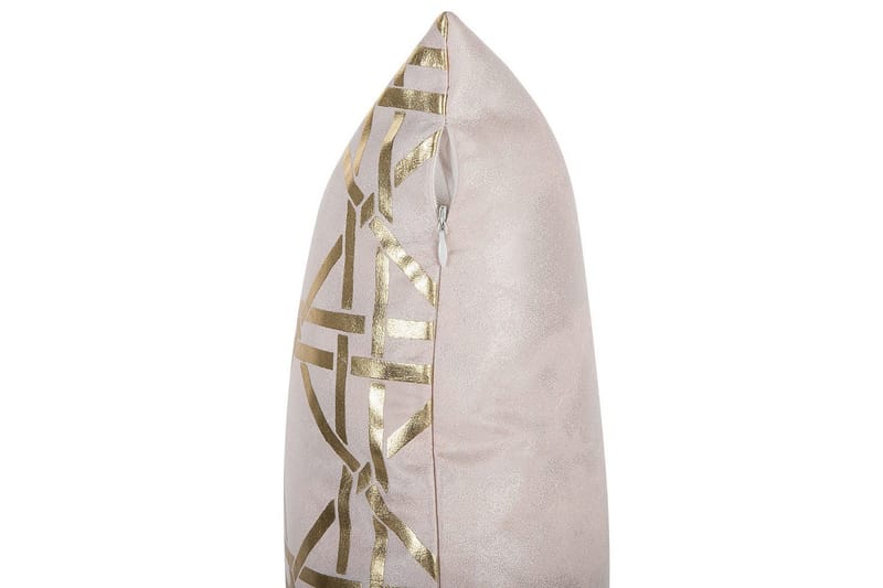 Pynteputer Cassia sett à 2 Rosa/gull - Rosa/gull - Tekstiler - Pute & pledd - Pynteputer