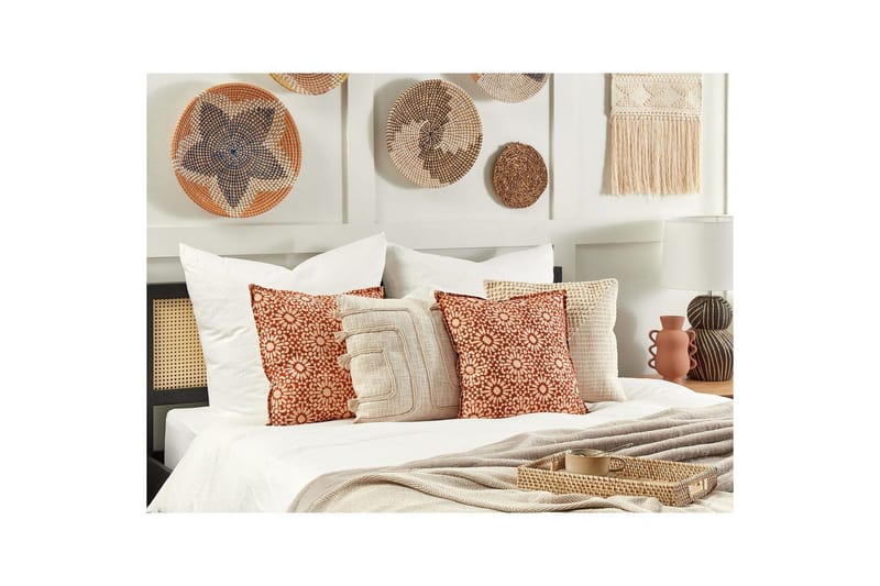 Pynteputer Ceiba Rød/beige - Rød/beige - Tekstiler - Pute & pledd - Hagepute