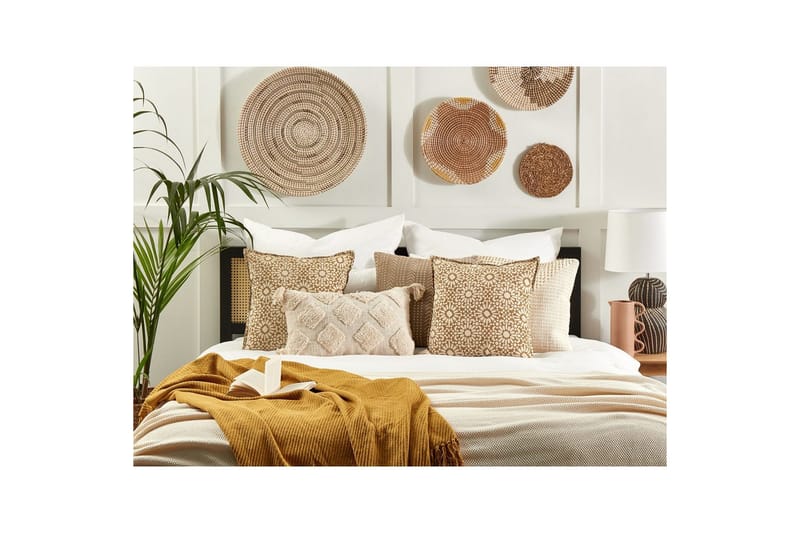 Pynteputer Ceiba sett av 2 Beige - Beige - Hagemøbler - Puter - Sofaputer & benkeputer