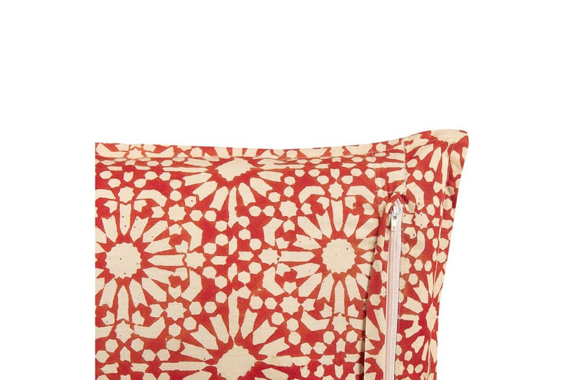 Pynteputer Ceiba sett av 2 Rød/beige - Rød/beige - Tekstiler - Pute & pledd - Hagepute