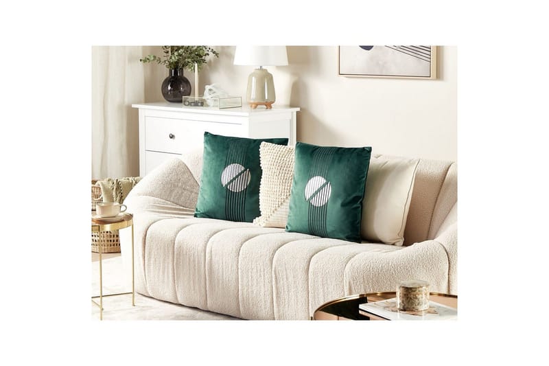 Pynteputer Ceropegia sett med 2 Grønn - Grønn - Tekstiler - Pute & pledd - Hagepute